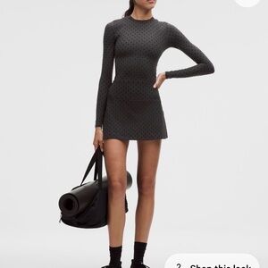 Lululemon Flocked Align Polka Dot Skirt